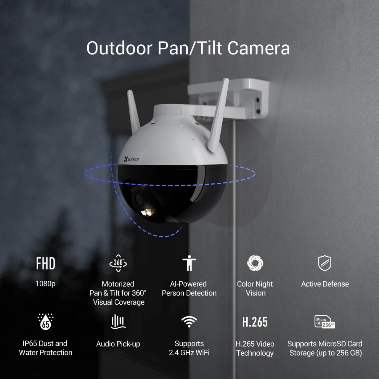 Camera EZVIZ Outdoor CS-C8C (A0-3H2WFL1)